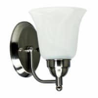 Efficient Lighting EL-240-01-123 Contemporary Wall Sconce Brushed Nickel Finish with Alabast