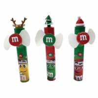 CandyRific M&M Christmas Candy Tube Fan - Assorted