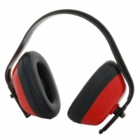 Zenport EM101 Standard Ear Muffs Red Black
