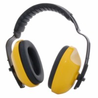 Zenport EM106 Adjustable Headband Ear Muffs Yellow Black
