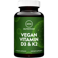 MRM Nutrition Vegan Vitamin D3 + K2 Vegan Capsules