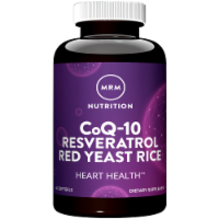 MRM Nutrition CoQ-10 Resveratrol Red Yeast Rice Dietary Supplement