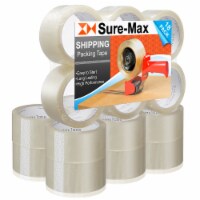 18 Rolls Packing Tape (55 yards) - Clear by Sure-Max