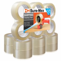 Scotch 3M 371 Carton Sealing Tape 1.9 Mil 2 x 110 yds. Clear 6/Case  T9023716PK, 1 - Kroger