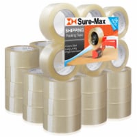 36 Rolls Packing Tape (2.0 mil 330 Feet) - Clear by Sure-Max
