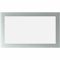 Vinnova Callista 40 LED Lit Accent Bathroom Vanity Wall Mirror in Silver