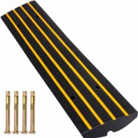 Car Driveway Curb Ramp Rubber Industrial-Level Heavy Duty Garage Loading Dock