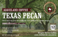 Aggieland Coffee Texas Pecan Medium Roast Coffee Perspective: Main