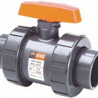 Hayward Flow Control Ball Valve,CPVC Ball,1-1/2  Pipe  TBH2150ASTV0000
