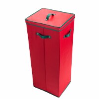 Wrapping Paper Storage Box with Lid Holds 20 Rolls 30 Inches Tall Organizer