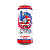 Bang® Strawberry Blast Energy Drink Can Perspective: Main