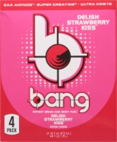 Bang® Delish Strawberry Kiss™ Energy Drink Multipack Cans Perspective: Main