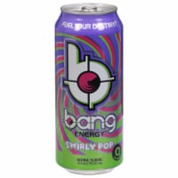 Bang Energy® Swirly Pop™ Energy Drink Can Perspective: Main