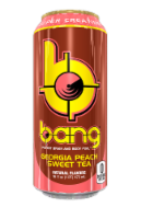 Bang Georgia Peach Sweet Tea Energy Drink Can Perspective: Main