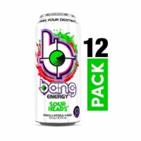 Bang Energy Sour Heads, Sugar-Free Energy Drink, 16-Ounce (Pack of 12)