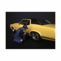 American Diorama 38277 Mechanic Juan with Lug Wrench Figurine for 1-24 Scale Model