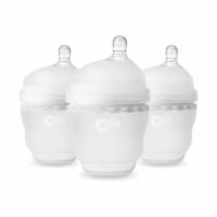 Olababy Gentle Bottle 3 Piece Frost Set, 4 Ounce