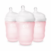 Olababy Gentle Bottle 3 Piece Rose Set, 8 Ounce