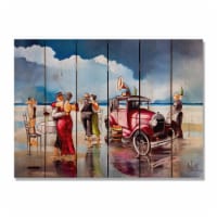 Day Dream HQ RWDP3324 33 x 24 in. Wests Dance Party Inside & Outside wood Wall Art