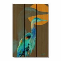 Day Dream HQ DCNGB1624 16 x 24 in. Crousers Neon Great Blue Inside & Outside wood Wall Art