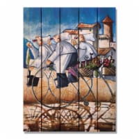Day Dream HQ RWBB2836 28 x 36 in. Wests Baker Bikes Inside & Outside wood Wall Art