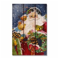 Day Dream HQ PANS1624 16 x 24 in. Abrams Noble Santa Inside & Outside wood Wall Art