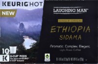 Laughing Man Ethiopia Sidama Light Roast Coffee K-Cup Pods Perspective: Main