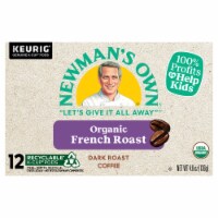 Newman's Own French Roast Dark Roast Organic K-Cup Coffee Pods Perspective: Main