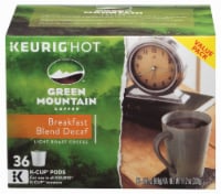 Green Mountain Coffee® Breakfast Blend Decaf Light Roast Coffee K-Cup Pods Perspective: Main
