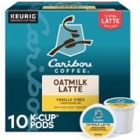 Caribou Coffee One Step Vanilla Vibes Oatmilk Latte Medium Roast K-Cup Coffee Pods Perspective: Main