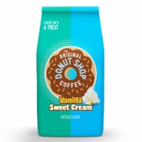 The Original Donut Shop Coffee Vanilla Sweet Cream Medium Roast Flavored Ground Coffee Bag Perspective: Main