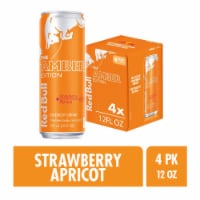 Red Bull Amber Edition Strawberry Apricot Energy Drink Perspective: Main