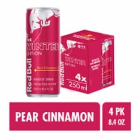 Red Bull Winter Edition Pear Cinnamon Energy Drink Cans