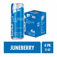 Red Bull Sea Blue Edition Juneberry Energy Drink Multipack Cans Perspective: Main