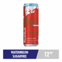 Red Bull Red Edition Sugar Free Watermelon Energy Drink Perspective: Main