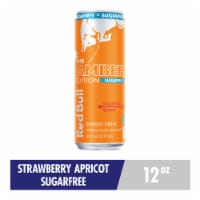 Red Bull Amber Edition Sugar Free Strawberry Apricot Energy Drink Perspective: Main
