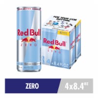 Red Bull Zero Energy Drink Cans Perspective: Main