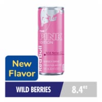 Red Bull Pink Edition Energy Drink Wild Berries Can Perspective: Main