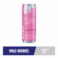 Red Bull Pink Edition Energy Drink Wild Berries Can Perspective: Main