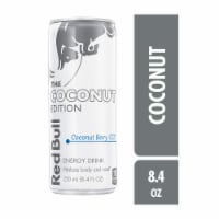Red Bull Coconut Edition Coconut Berry Energy Drink Can Perspective: Main