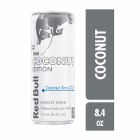 Red Bull Coconut Edition Coconut Berry Energy Drink Can Perspective: Main