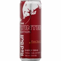 Red Bull® Winter Edition Plum Twist Energy Drink Can Perspective: Main