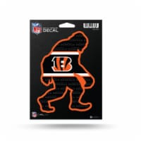Cincinnati NFL Bigfoot Die Cut Decal Medium Perspective: Main