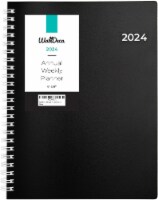 WallDeca Annual Weekly Planner, 8 x 6" Paper Size, Jan 2023 - Dec 2023 (USA 8 x 6"))