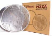 Two-Pack: 12 '' Perforated 12 '' Non-Stick Pizza Tray, 2 Piece Set, Baking