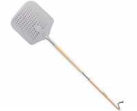 Chef Pomodoro Perforated Aluminum Long Extendable Pizza Peel