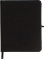 WallDeca Classic Lined Notebook Journal, Hard Cover, 240 Pages, Ruled 8.25 x 5  (Black)