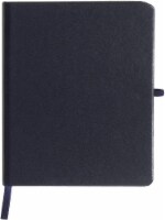 WallDeca Classic Lined Notebook Journal, Hard Cover, 240 Pages, Ruled 8.25 x 5  (Blue)