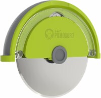 Chef Pomodoro Pizza Cutter Wheel with Protective Cover Blade Guard, 4" Slicer (Avocado Green)