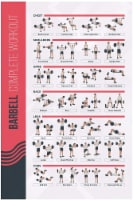 FitMate Barbell Workout Exercise Poster - Workout Routine